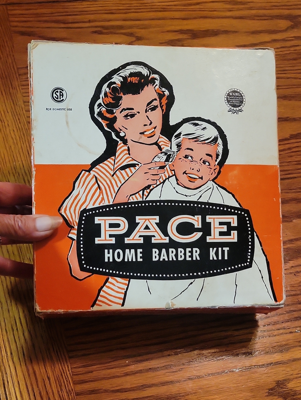 Pace Home Barber Kit Box  Vintage